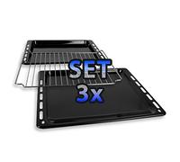Ensemble de plaques de cuisson SET 2 x Backblech + Rost 445mm