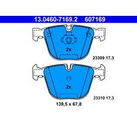 ENSEMBLE De Plaques De Frein ATE 13.0460-7169.2, Frein À Disque Pour BMW