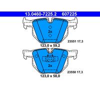 ENSEMBLE De Plaques De Frein ATE 13.0460-7225.2, Frein À Disque Pour BMW