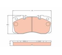 Ensemble De Plaques De Frein TRW GDB5068, Frein À Disque Pour IRISBUS, IVECO
