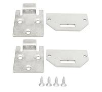 Ensemble de plaques inférieures de charnière de siège, kit de Plaque de charnière de siège en Aluminium pour Chariot de Gollf, Remplacement de charnière de siège inférieur 71610