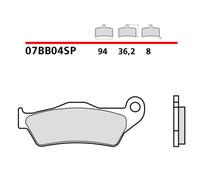 ENSEMBLE DE PLAQUETTES DE FREIN ARRIÈRE BREMBO CF MOTO 800 NK 2024
