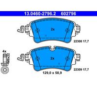ENSEMBLE De Plaquettes De Frein ATE 13.0460-2796.2, Frein À Disque Pour AUDI, VW