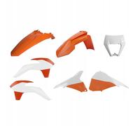 ENSEMBLE DE PLASTIQUES KTM EXC/EXC-F '14-'16 (RESTYLING) INCLUS GARDE-
