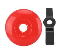 Ensemble de Plate-Forme de désherbage Remplacement de la tête de Coupe d'herbe réglable Durable pour Paddy terrains secs en Acier manganèse Plastique 447g 2pcs pièces