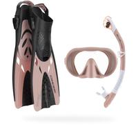 Ensemble de plong e Cressi Musa Explorer Set Rose Gold L/XL