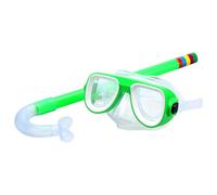 Ensemble de plongée avec tuba pour enfants en silicone PVC sans danger pour protéger les yeux et le nez du sel de mer Idéal pour la plongée avec tuba Design tube de respiration plus libre Couleurs