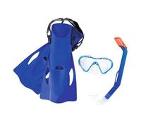 Ensemble de plongée - BESTWAY - Fire Fish - Lunettes et tuba - Palmes pour enfants - Confort et sécurité
