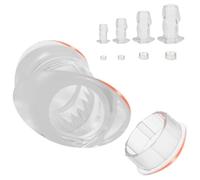 Ensemble de plug anal creux, plug anal tunnel, jouets anaux érotiques, spéculum anal pour lavement, dilatateur anal pour stimulation de la prostate, extenseur anal pour couples (Transparent)
