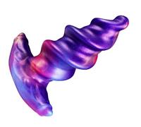 Ensemble de Plugs Anaux en Silicone avec Base Ancrée & Spirale - Kit Progressif pour Femme, Homme & Couples - Stimulateurs Anaux Variés