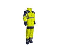 Coverguard Workwear Ensemble de pluie Veste + Pantalon Haute visibilité S Jaune