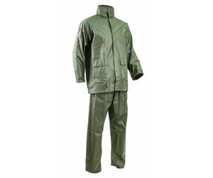 Ensemble de pluie imperméable PU/PVC vert - COVERGUARD - 50