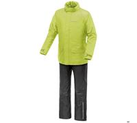 Tucano Urbano Combinaison de pluie moto unisexe Diluvio Day Anti-pluie femme compactable Kit de pluie homme Ensemble veste et pantalon imperméable moto et scooter coupe-vent. (Noir) Jaune XS