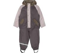 Ensemble de pluie polaire Ã bretelles bÃ©bÃ© Mikk-Line Marron 2 ans