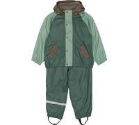 Ensemble de pluie polaire Ã bretelles bÃ©bÃ© Mikk-Line Vert 2 ans