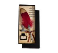 Ensemble de plumes de calligraphie avec plume et plume - Style vintage - Polyvalente - Pour diverses utilisations