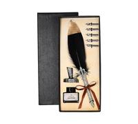 Ensemble de plumes de calligraphie avec plume et plume - Style vintage - Polyvalente - Pour diverses utilisations