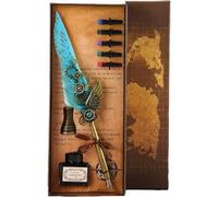 Ensemble De Plumes De Plume d'encre, Ensemble d'encre À Stylo Plume, Jeu De Stylo De Calligraphie Set Fountain Diph Encre Set, Cadeau pour Les Amateurs De Manuscrit Birthday