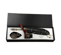 Ensemble de plumes d'oie - Papeterie rétro, notes et stylos de calligraphie, kit d'écriture vintage pour débutants, écrivains, artistes, étudiants, enseignants, amateurs d'histoire, journal