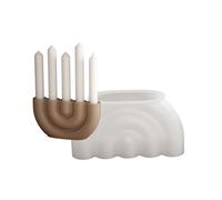 Ensemble de plusieurs tailles en silicone robuste pour loisirs créatifs, fabrication de plâtre, loisirs créatifs, photophores