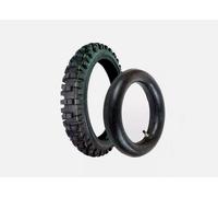 Ensemble De Pneu Et Chambre 80/100-12 VEE RUBBER Roue Arrière Pit Bike Cross