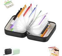 Ensemble De Pochettes À Pilules Étanches A8 Avec 14 Pochettes À Pilules De Couleur, Classeur Portable Réutilisable For Vitamines, Suppléments Et Médicaments(Blue)
