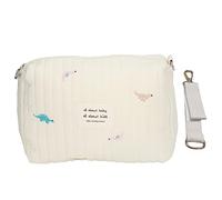 Ensemble de Pochettes pour Biberon à Langer, Trousse de Toilette à Fermeture éclair, Pochette de Rangement Portable pour Articles de bébé, Convient pour Les Voyages, Les Vacances (Dinosaure)