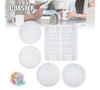 Ensemble De Pochoirs À Motif Diamant Ondulé, Ensemble De Pochoirs En Résine, Fournitures Artisanales Pour Bricolage, Moulage En Résine Époxy N66