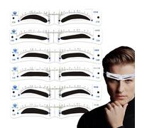Ensemble de pochoirs à sourcils: modèle de dessin de précision, modèle d'alignement cosmétique | Forme réutilisable pour tracer les sourcils, guide de modélisation de contour, p