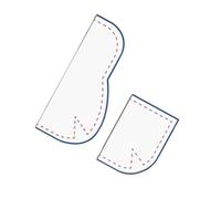 Ensemble de pochoirs de couture professionnels, avec motifs de tissus, accessoires, stockage de modèles de couture portables