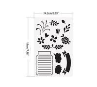 Ensemble De Pochoirs De Productivité Pour Journaux À Points, Accessoires De Planification Pour Gagner Du Temps
