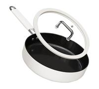 Ensemble De Poêle À Frire - Pandes De Friture Sans Bâton | Faire Sauter Le Couvercle | Volet De Cuisine De Cuisine En Titanium Skettal, Fournitures De Outils De Cuisson Pour Le Four À Poêle -