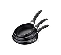 San Ignacio – Set 3 poêles à frire – Aluminium pressé – Induction – 16/20/24 cm – Marine noir