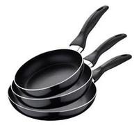 San Ignacio – Set 3 poêles à frire – Aluminium pressé – Induction – 16/20/24 cm – Marine noir