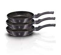 - Ensemble de 3 poêles à frire, Metallic Line Carbon Pro Edition