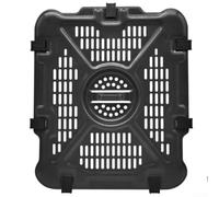 Ensemble de poêles à gril pour friteuse à air chaud SL201 SL401 SL451 Double Stack XL - Grille anti-adhésive en silicone - Passe au lave-vaisselle - Pour steak, poisson, légumes, avec chiffon de