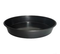 Ensemble de poêles à pizza épaisses en acier au carbone anti-adhésif pour four de 15,2 cm, 22,9 cm, 22,9 cm, plaque de cuisson ronde à transfert de chaleur uniforme (22,9 cm de profondeur)
