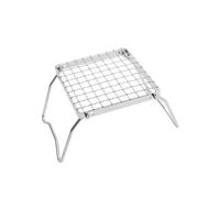 Ensemble de poêles d'extérieur: brûleur touristique Camping, ustensiles cuisine à gaz grande puissance, support poêle en acier inoxydable, Mini pliant(1Pcs Rack)