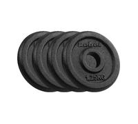 Rebelle Fonte Poids Set 4x1.25kg Trou 31mm Plaque Classique RBA-2126