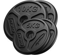 Ensemble de poids en fonte olympiques ø50 / 51 mm | 30 kg / 2 x 10 kg + 2 x 5 kg - Marbo Sport