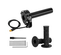 Ensemble de poignée d ' accélérateur à 3 broches 12 V-72 V Installation facile Scooter électrique Dirt Bike Accessoire Remplacement de l ' accélérateur à complète Poignée de vélo haute sensibilité