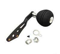 Ensemble de poignée pour moulinets DAIWA avec tige en carbone EVA, double roulement par boule de préhension et matériel complet (type gaucher argenté)