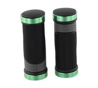 Ensemble de poignées de guidon de vélo en caoutchouc avec anneau de verrouillage en alliage d'aluminium, ergonomique, confortable pour vélo, accessoires pour poignée, longueur 90 mm, diamètre 22,2 mm