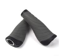 Ensemble de poignées de guidon de vélo verrouillables avec collier en alliage d'aluminium, poignée ergonomique en caoutchouc pour VTT, texture antidérapante douce, 22,2 mm de diamètre, options gris et