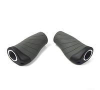 Ensemble de poignées de guidon de vélo verrouillables avec collier en alliage d'aluminium, poignée ergonomique en caoutchouc pour VTT, texture antidérapante douce, 22,2 mm de diamètre, options gris et