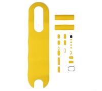 Ensemble de poignées de guidon en caoutchouc antidérapant pour trottinette électrique Xiaomi M365 (jaune)