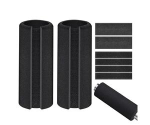 Ensemble de poignées de guidon en mousse, coussins de poignée de vélo ergonomiques, enveloppe de remplacement en 2 pièces avec absorption des chocs, plate-forme de cuisson au design compact, construct