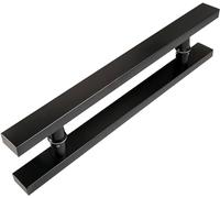 Ensemble de poignées de porte coulissante en acier inoxydable antirouille pour portes en bois et verre, barre d'appui polyvalente idéale pour les douches et les portes de chambre et élégantes