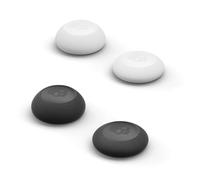 Ensemble de poignées de pouce convexes, capuchon de joystick, couvercle de joystick, noir et blanc