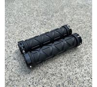 Ensemble De Poignées De Vélo De Montagne En Caoutchouc Non Aldé Absorbant Les Chocs,Alliage D'aluminium,Serrure Vtt,Accessoires De Vélo,Haute Qualité - Type Black